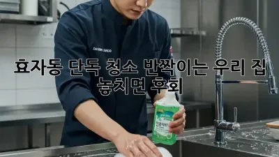 효자동 단독 청소, ✨반짝이는 우리 집✨ 놓치면 후회!
